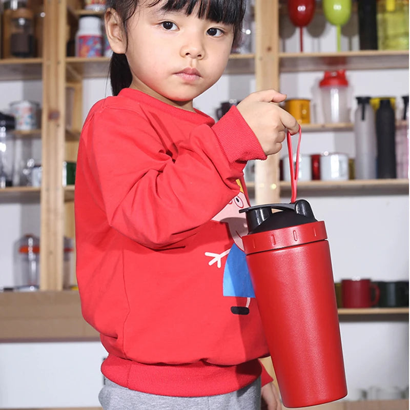 ZJMZYM Stainless Steel Shaker Bottle With Built In Scale