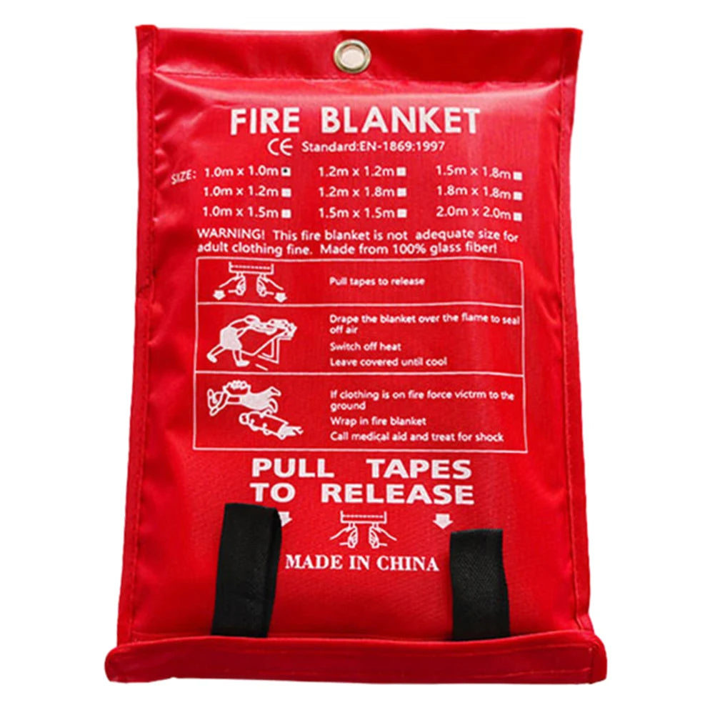 Alloyseed Fire Blanket Fiberglass Flame Retardant Shield