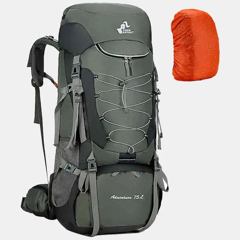 Camping Backpack With Rain Cover For Hiking And Trekking