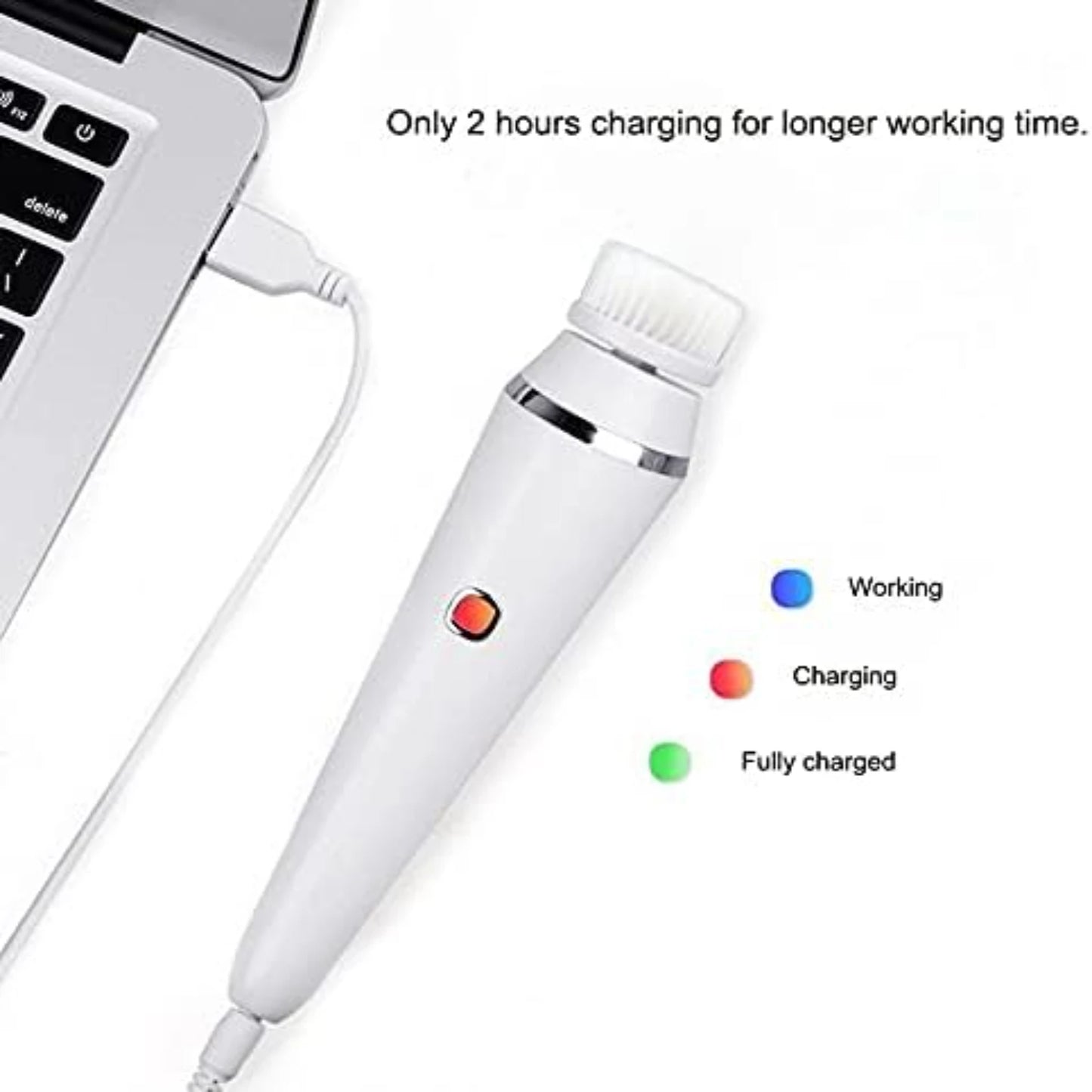 Hanhao Rechargeable Waterproof 4 In 1 Facial Brush