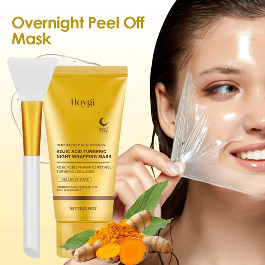 Ms.Dear Kojic Turmeric Overnight Peel Off Mask For Glow Skin