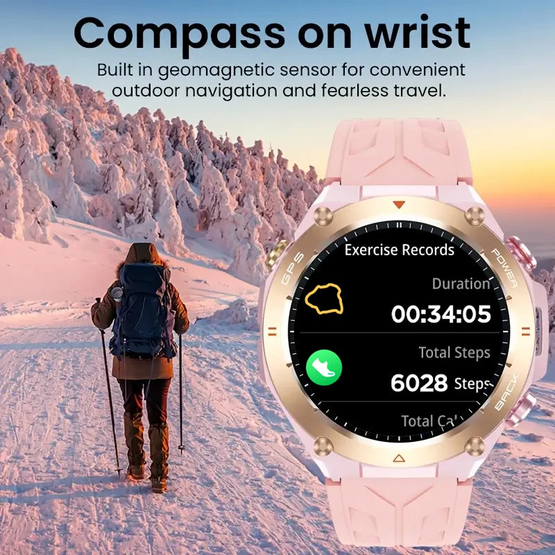 SENBONO GPS Smart Watch for Women Bluetooth Call 1ATM