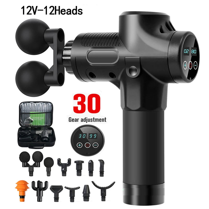 JMC Massage Gun With Hot Cold Head For Muscle Pain Relief