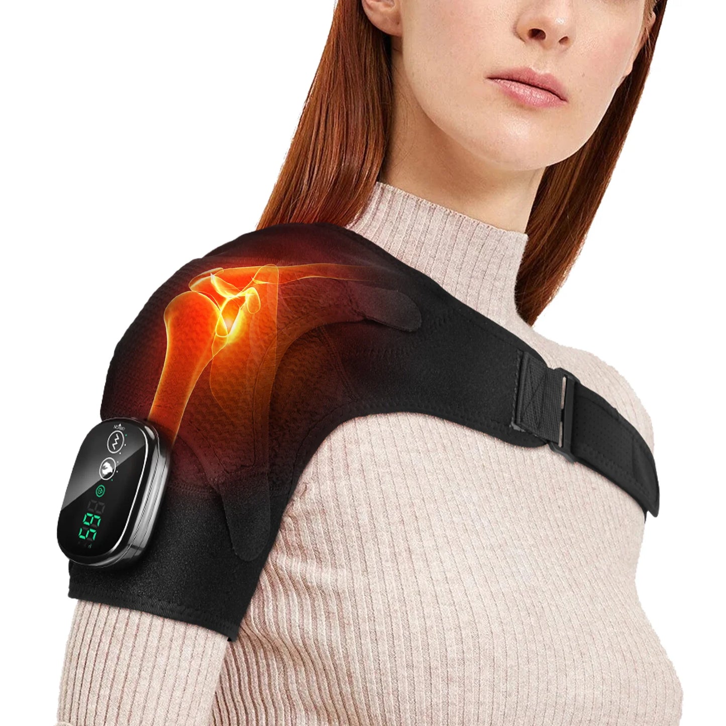 Hailicare Electric Heating Pad Shoulder Massager Pain Relief