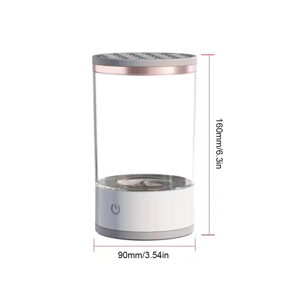 Makeup Brush Cleaner Machine USB Powered Electric Make-Up Brush Cleaner Dryer Dust-Proof for All Size Beauty Makeup Brushes Set