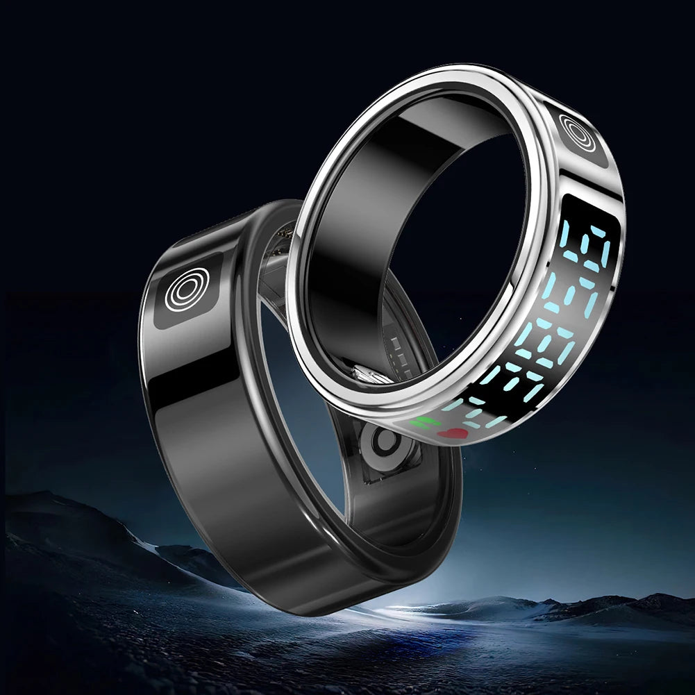 RS08 Smart Ring Bluetooth Fitness Tracker Heart Rate SpO2