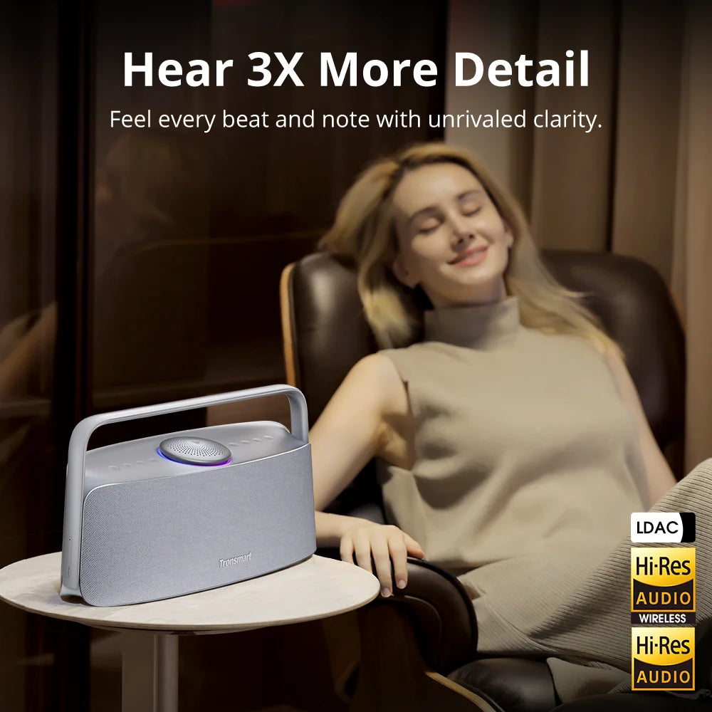 Tronsmart Fiitune X30 Bluetooth Speaker Hi Res Audio 80W IPX6