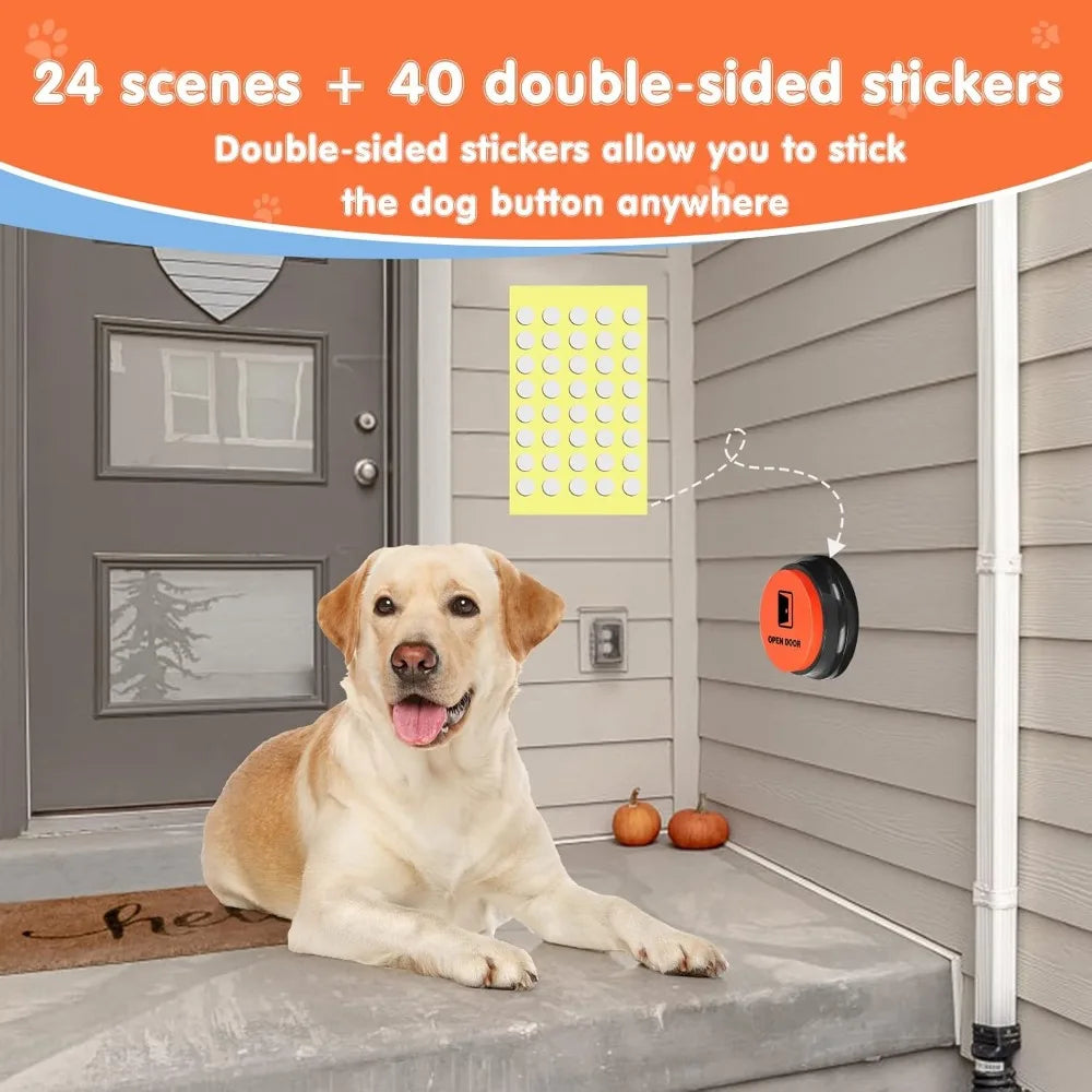 Dog Communication Buttons 8 Recordable Sound Buttons Mat