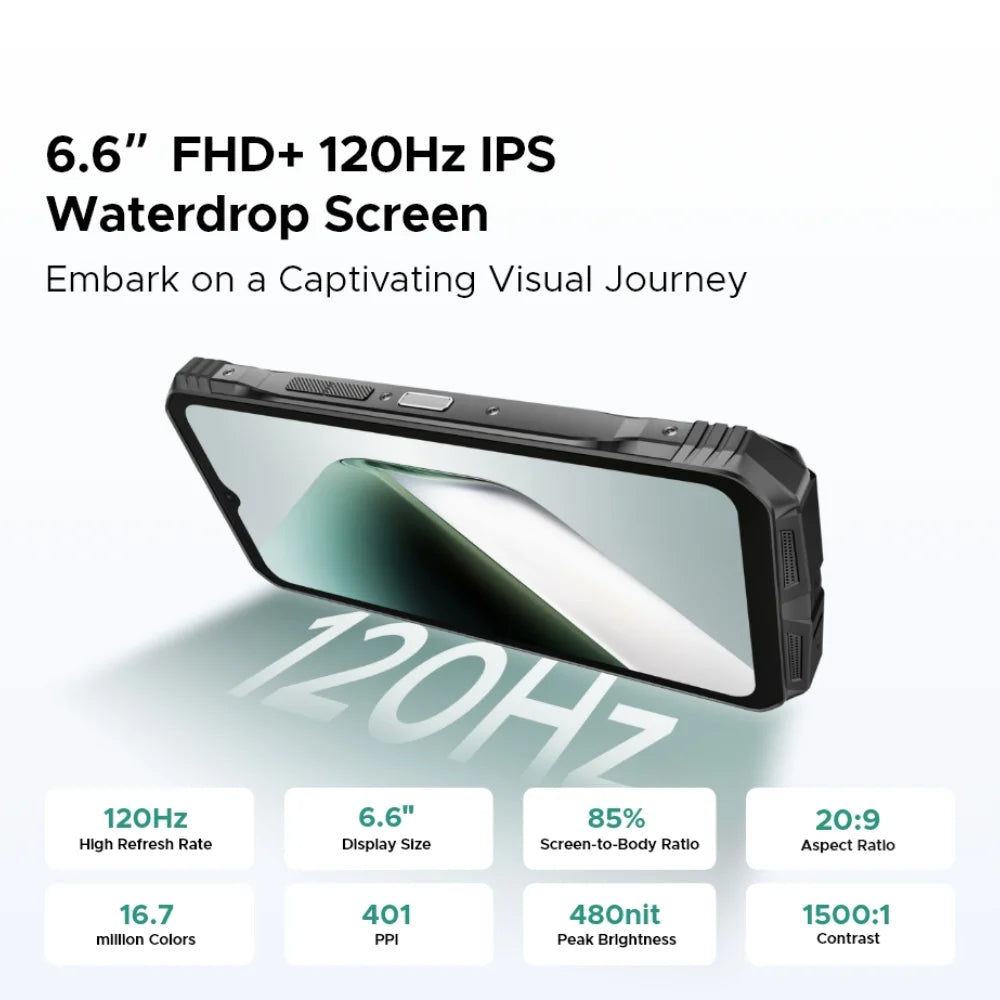 DOOGEE S Cyber Pro Rugged Phone 12GB 512GB 10800mAh NFC