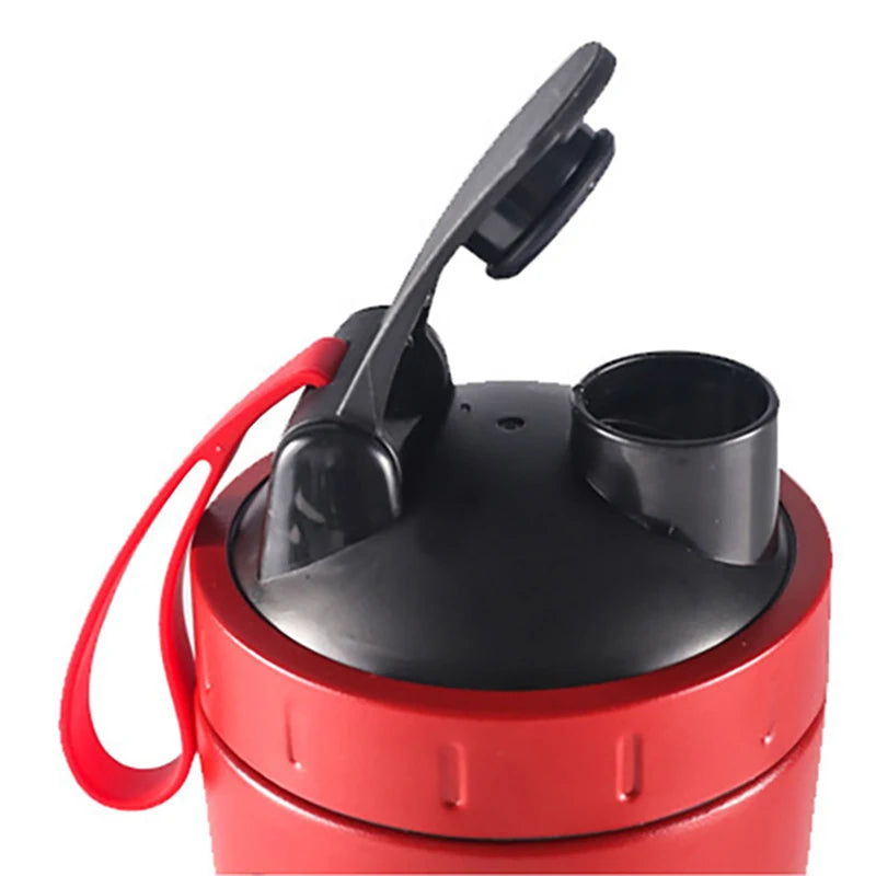 ZJMZYM Stainless Steel Shaker Bottle With Built In Scale