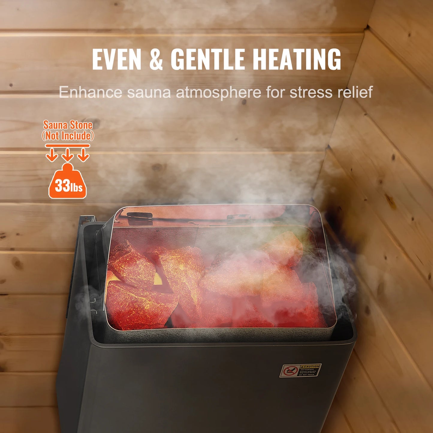 SucceBuy 9 Kilowatt 220V Digital Sauna Heater For Home Spa