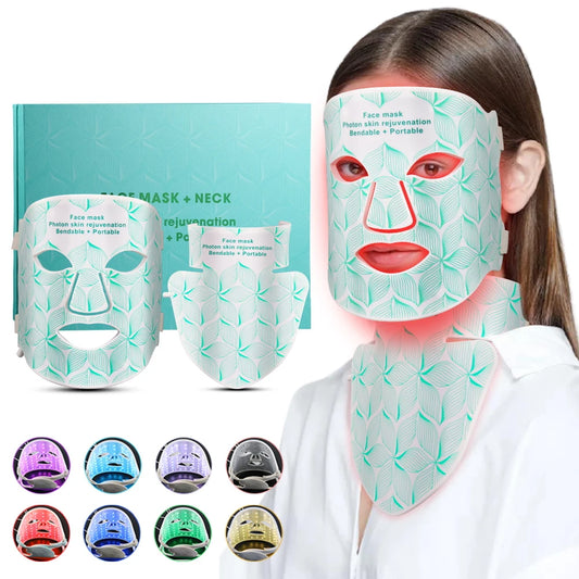 UBilli Facial LED Mask With Neck Red Near Infrared Therapy
