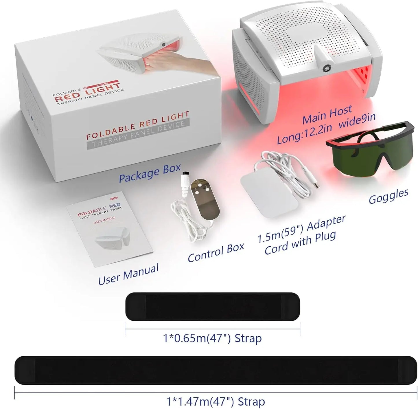Hign-concerned 312 Diodes Red Light Therapy Panel for Face