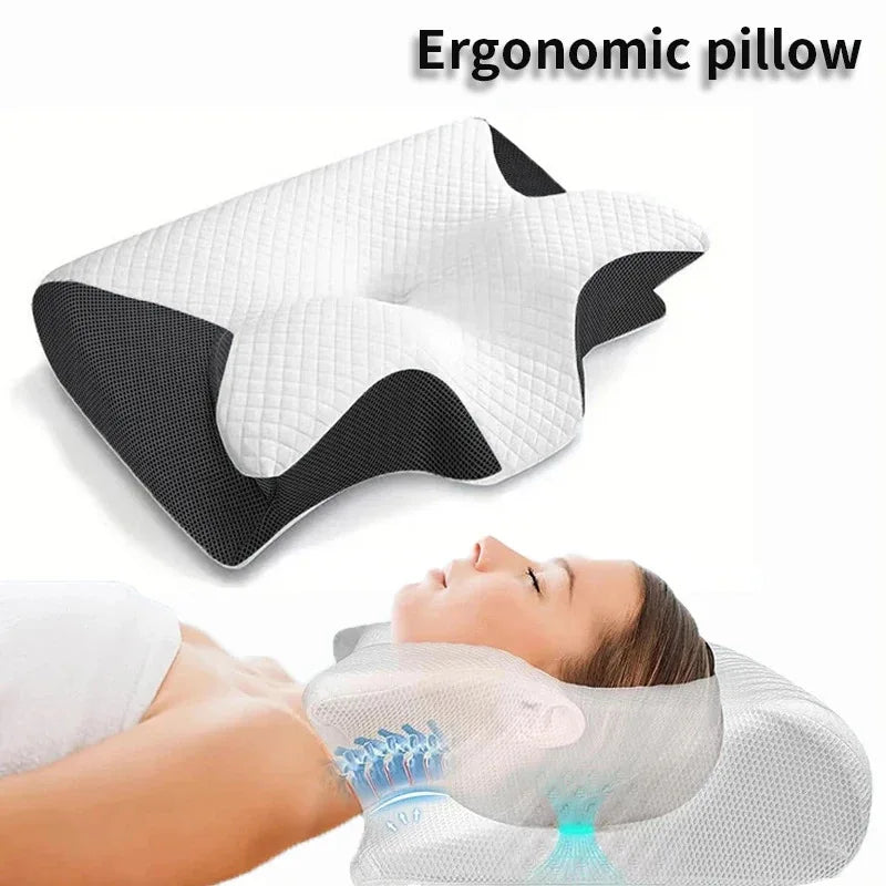 Choice 2 In 1 Orthopedic Memory Foam Neck Pillow Travel