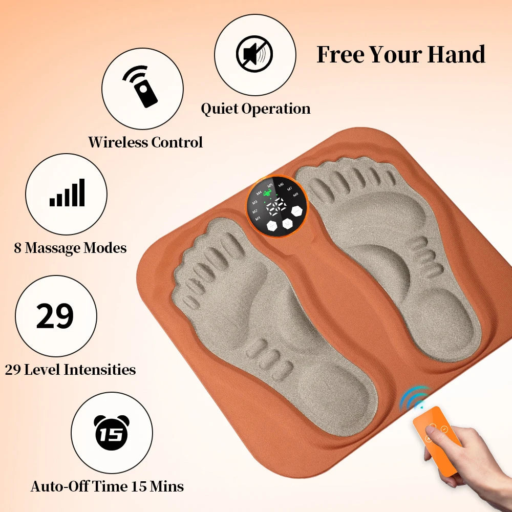 Hailicare 3D Foot Massage Pad With 8 Modes 29 Levels