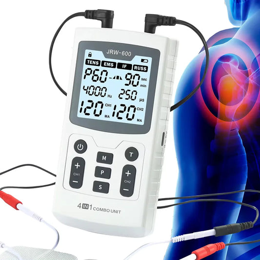 Hmeily 4 In 1 Electric Muscle Stimulator EMS IFT TENS RUSS