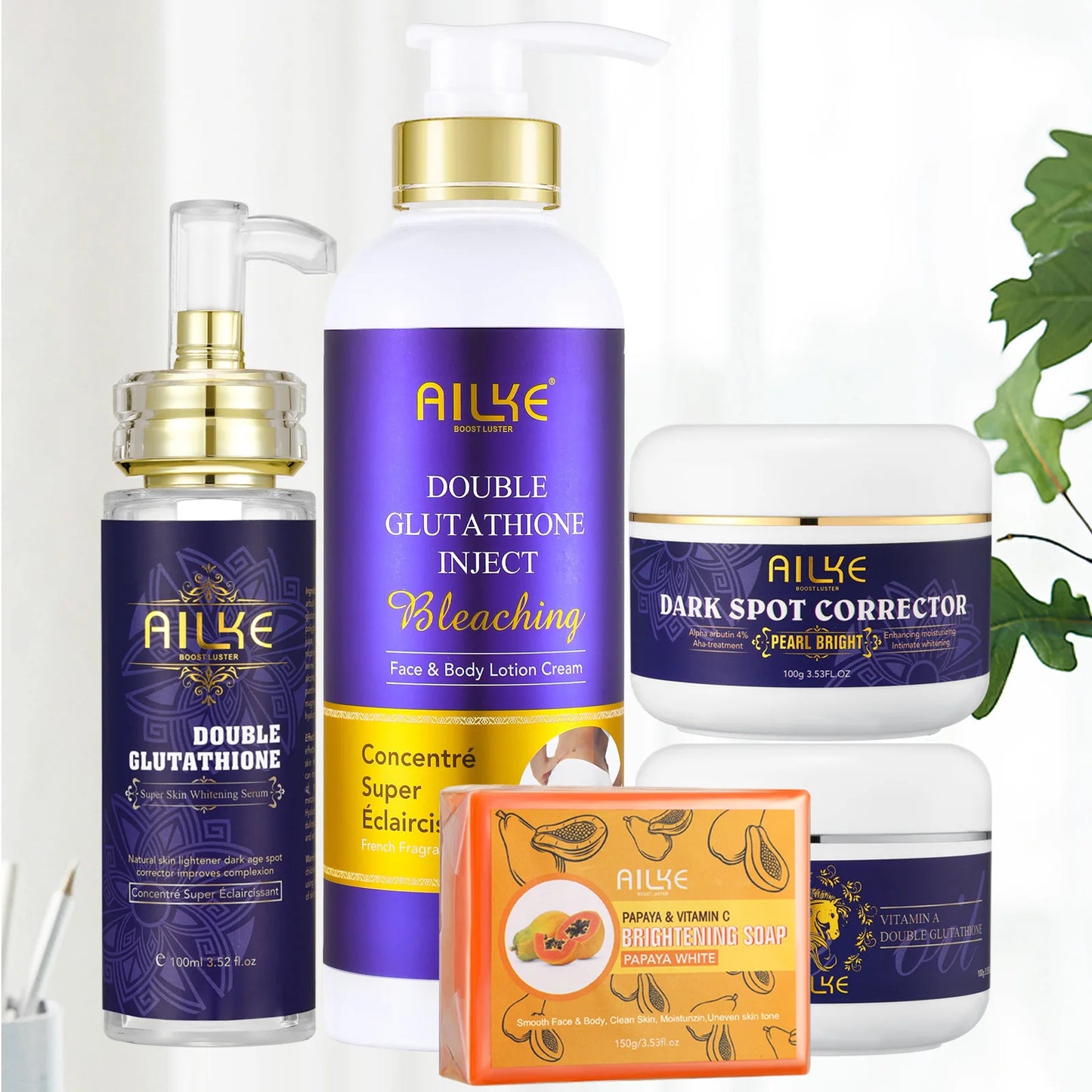 AILKE Double Glutathione Whitening Range For Radiant Skin