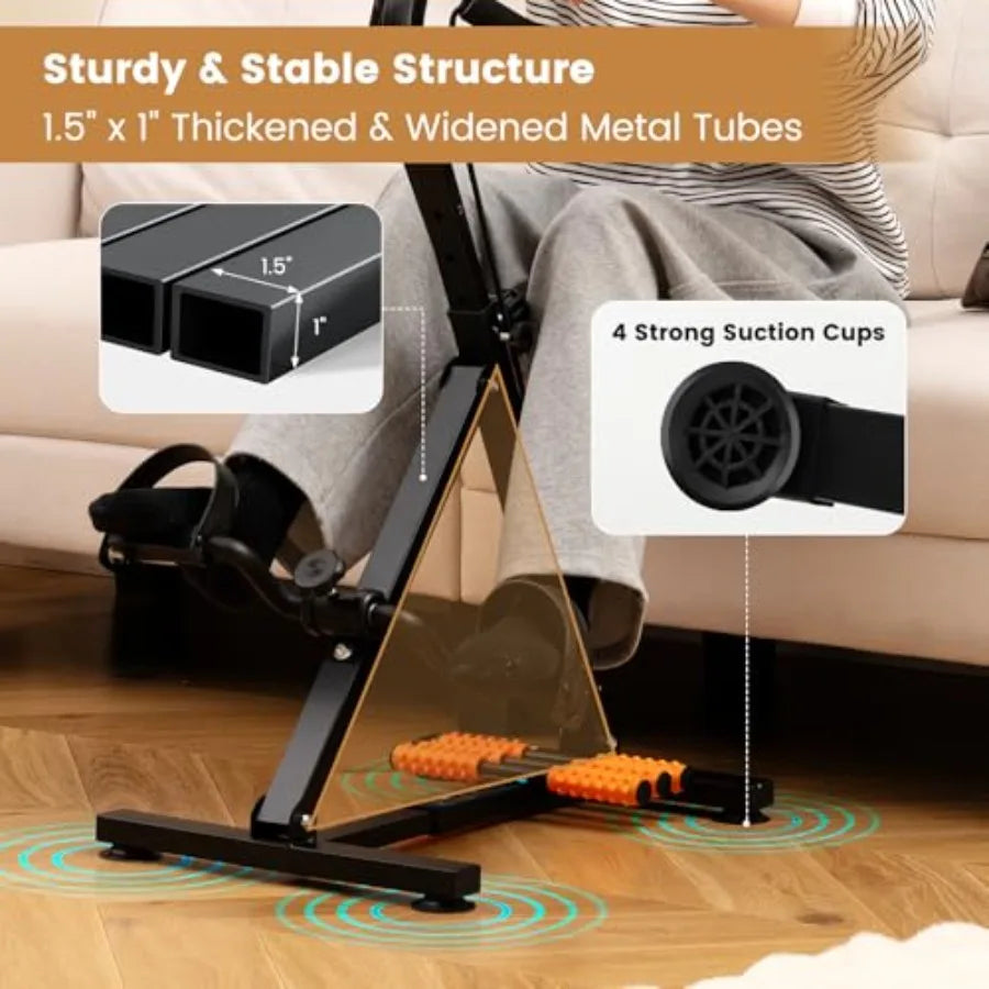 Pedal Exerciser For Seniors Indoor Fitness Equipment With Adjustable Resistance