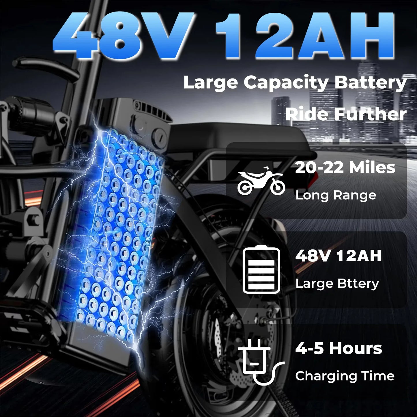 LELEKUAI 500W Folding Electric Bike With Removable Battery