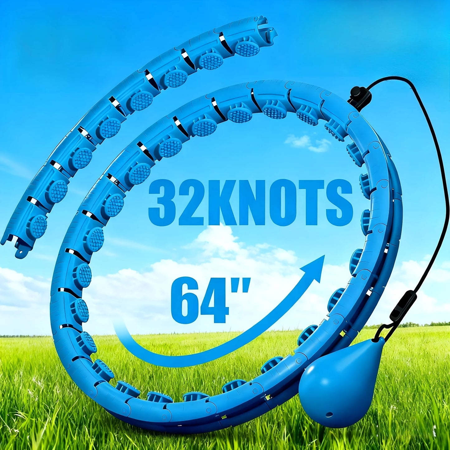 Infinite Circle Exercise Ring With Detachable Chains Waist Trainer