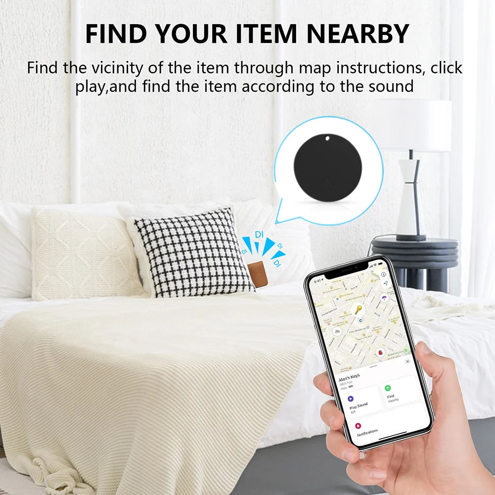 Bicycle Bell GPS Tracker for Apple AirTag Bike Mount GPS Tracker Anti-Theft Classic Bike Bell Global Locator