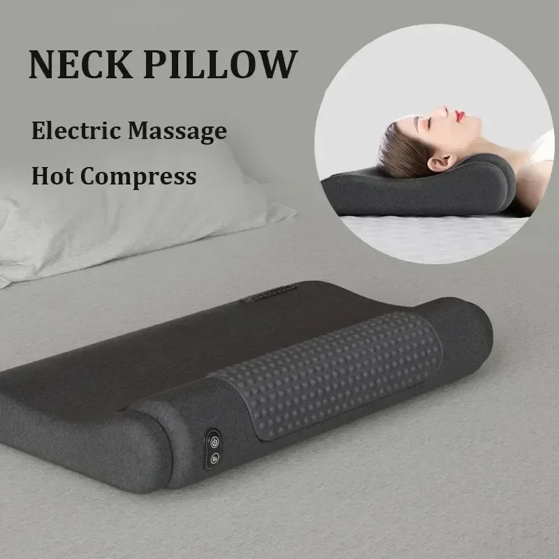 KEMOKO Neck Massager Cervical Pillow With Hot Compress