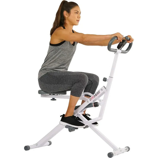 EFITMENT Rower-Ride Squat Machines for Home Total Body Abs & Glutes Butt Assist Db Method Upright Workout Rowing Machine - SA022