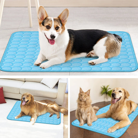 Pet Cooling Mat For Dogs And Cats Summer Bed Cushion