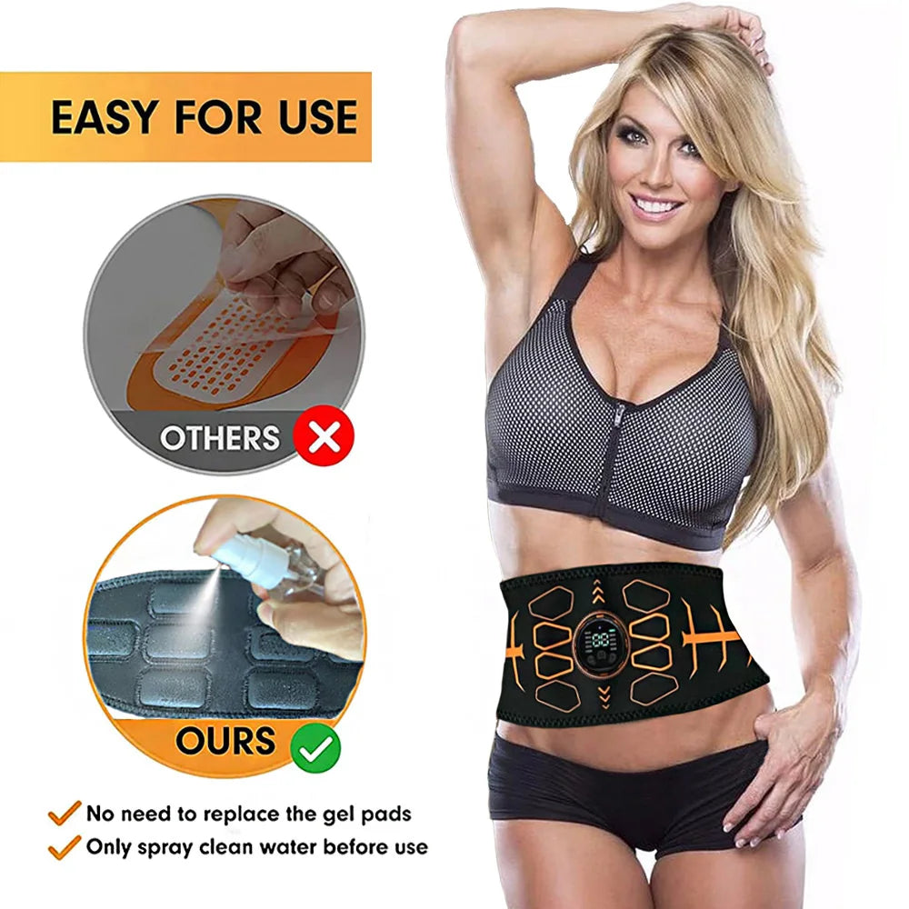 Brangdy EMS Muscle Stimulator Ab Toning Belt For Fitness