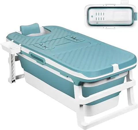 Sxvbdway Portable Folding Bathtub for Adults With Massage