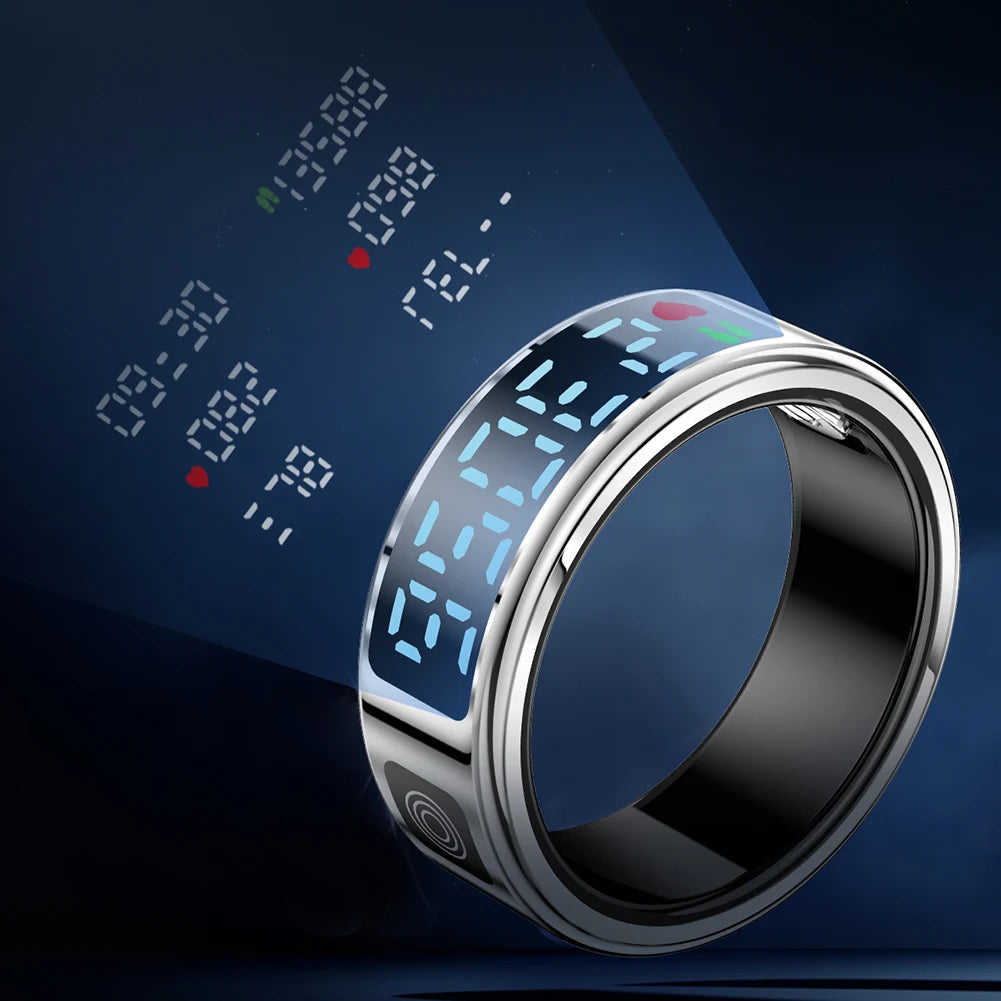 RS08 Smart Ring Bluetooth Fitness Tracker Heart Rate SpO2