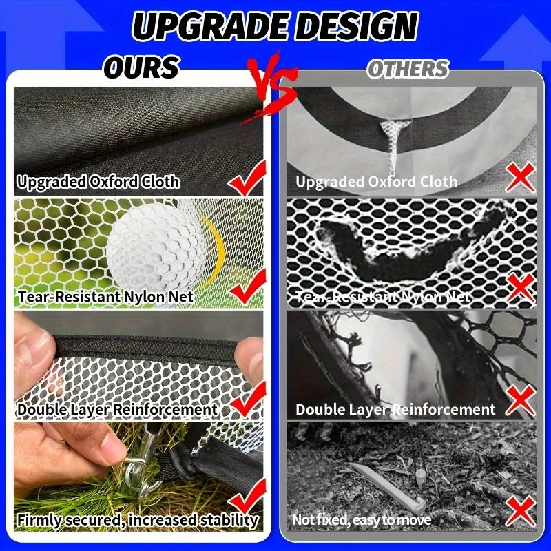 Hign-Concerned Golf Practice Net Deluxe All In One Set