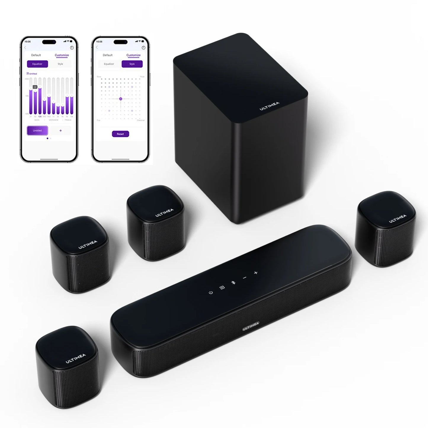 Ultimea 7.1 Channel Surround Soundbar Aura A40