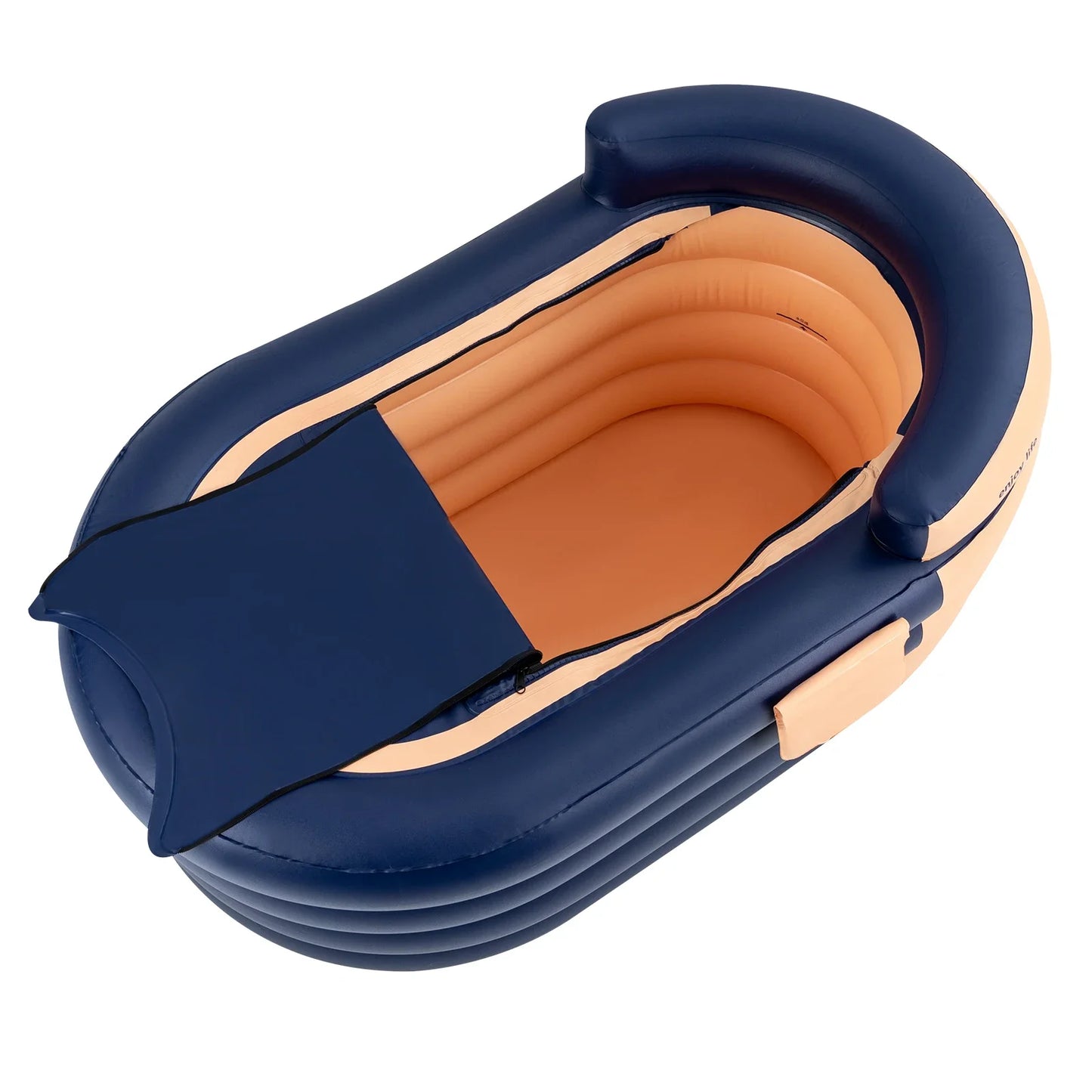 Inflatable Bathtub Inflatable Swimming Pool 1.4m 4 Layer PVC Adult Spa Tub for Home Bathing Sauna W/ 6 Layer Cotton Insulation