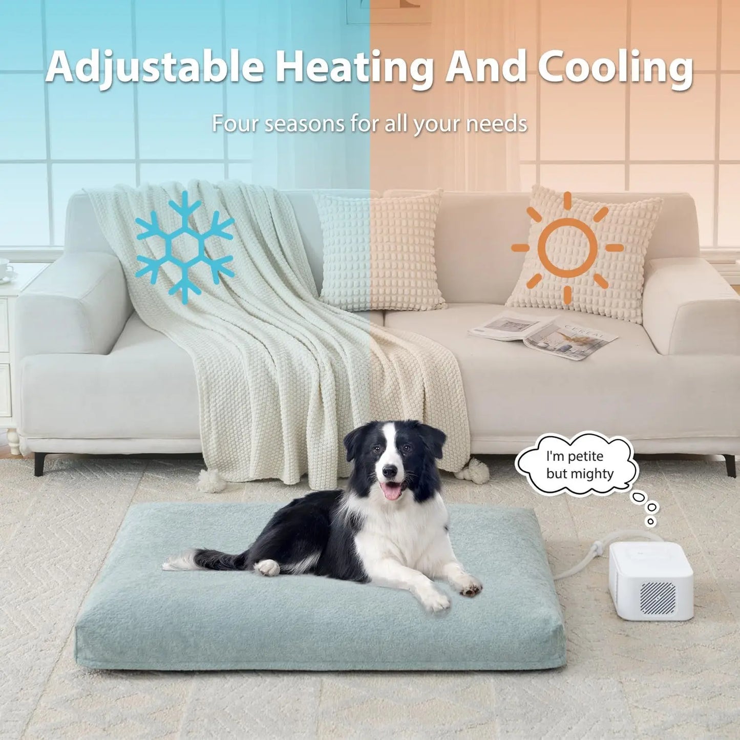 Pet Cooling and Heating Pad for Dogs and Cats Washable