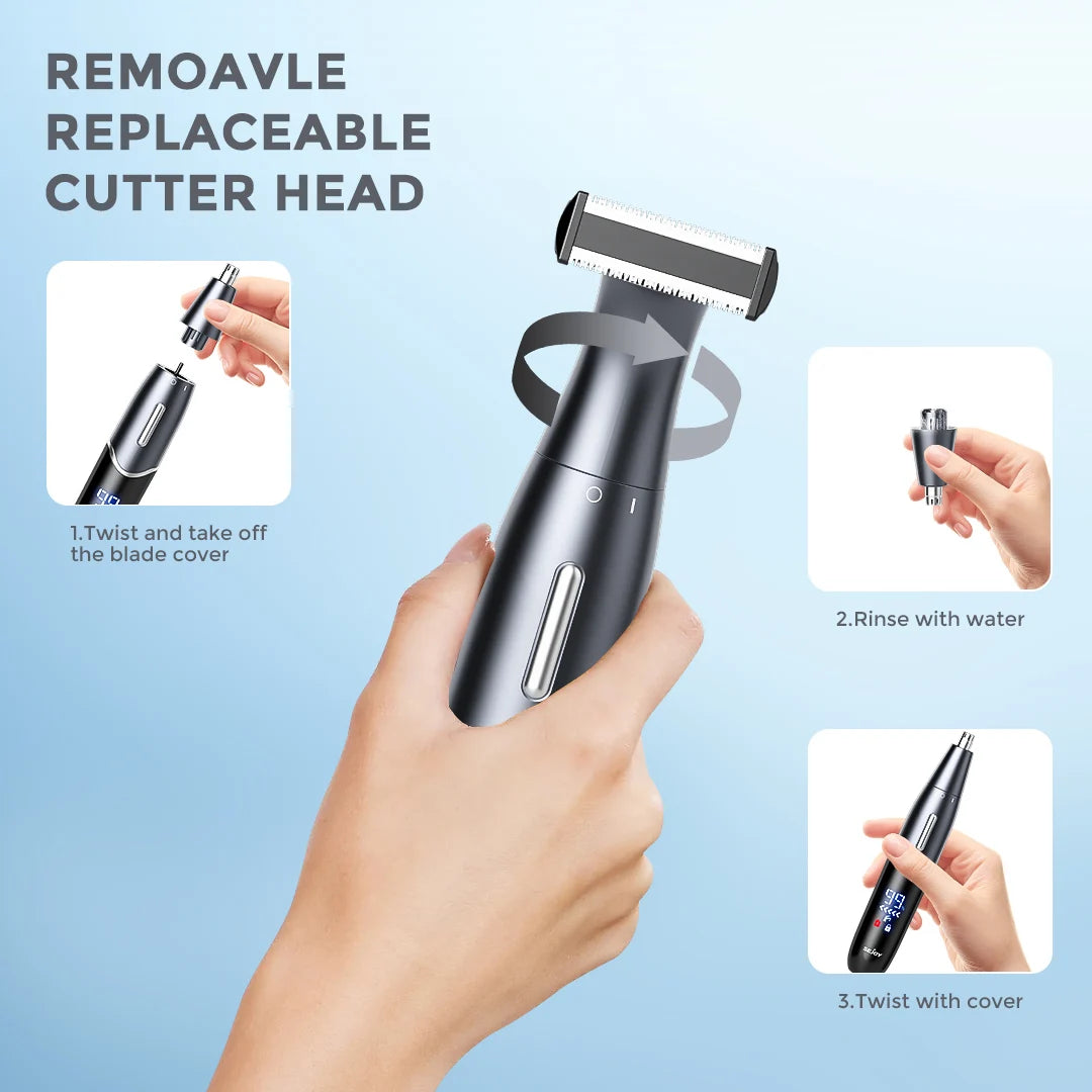 Sejoy 6 In 1 Epilator Body Hair Trimmer Shaver For Men