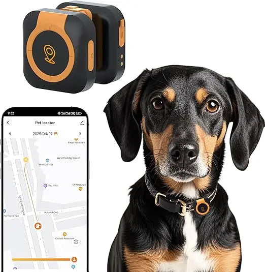 GPS Tracker for Dogs Health Monitoring Collar Compatible