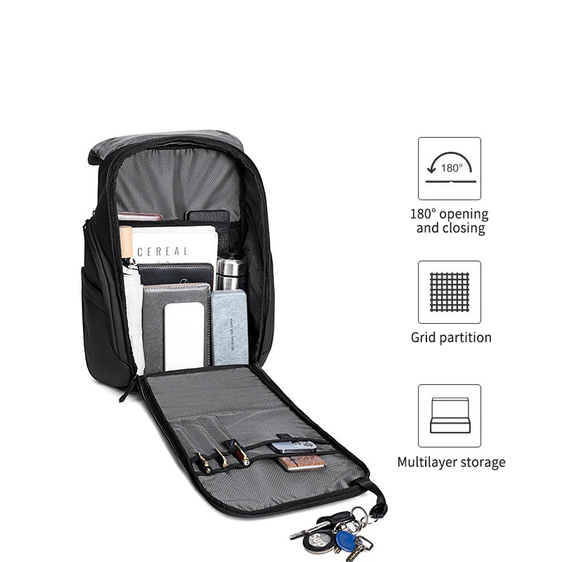 ARCTIC HUNTER Waterproof USB Laptop Backpack Travel