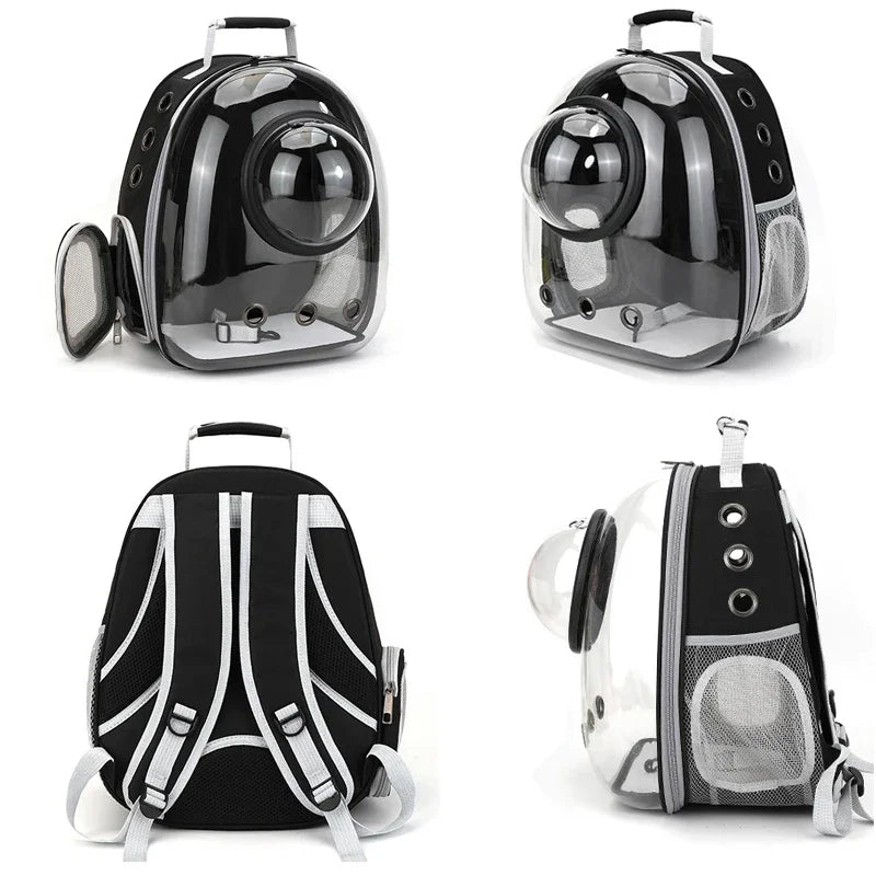 Space Capsule Transparent Pet Carrier Backpack For Cats And Dogs