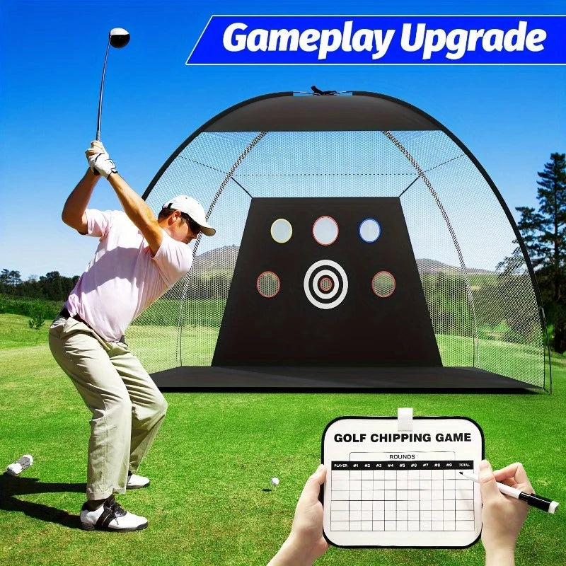 Hign-Concerned Golf Practice Net Deluxe All In One Set