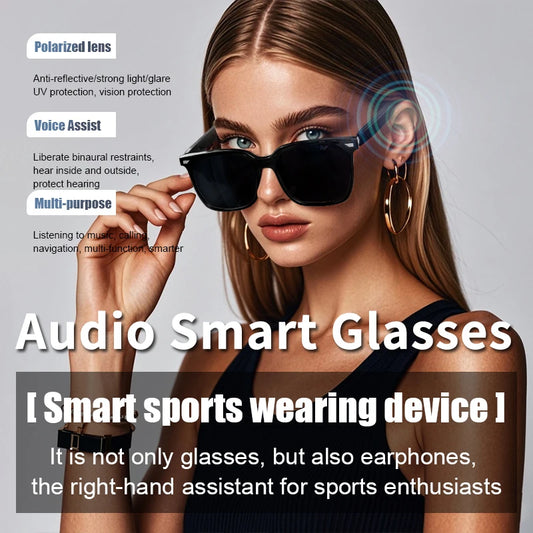 Giinova Smart Bluetooth Audio Glasses for Music and Calls