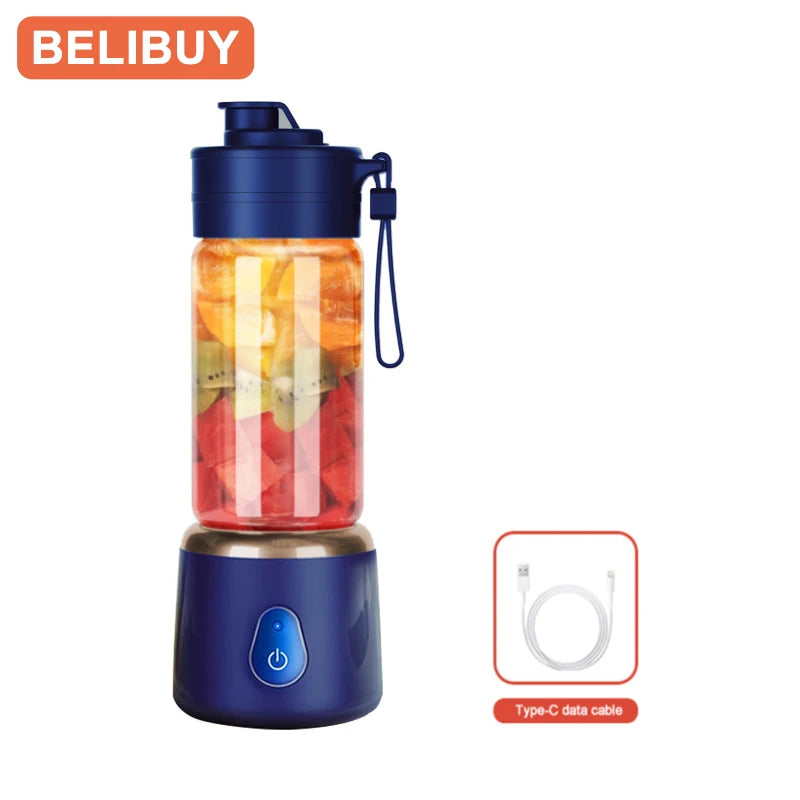 Portable Blender Juicer USB Rechargeable Smoothie Maker