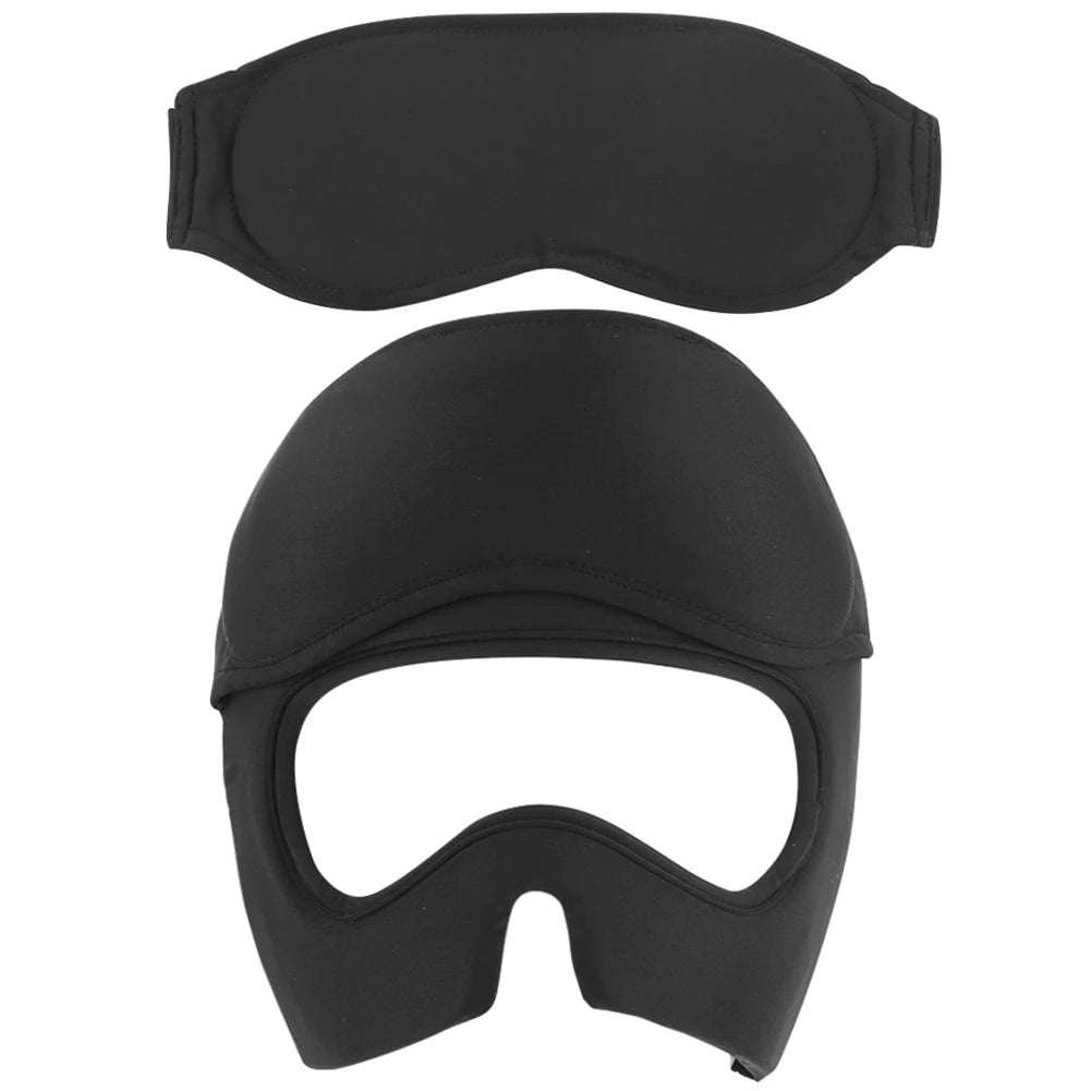 APWIKOGER Migraine Relief Hat Cold Compress Cap Eye Mask