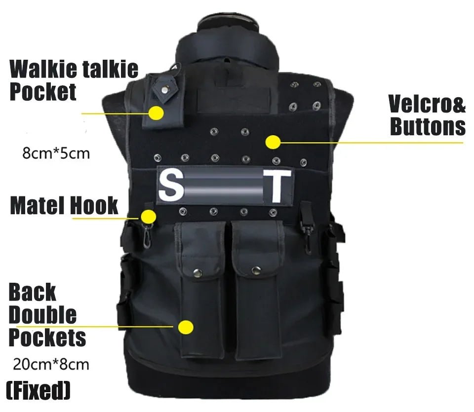 Hign-concerned SWAT Multi Pocket Tactical Vest For Outdoor Training