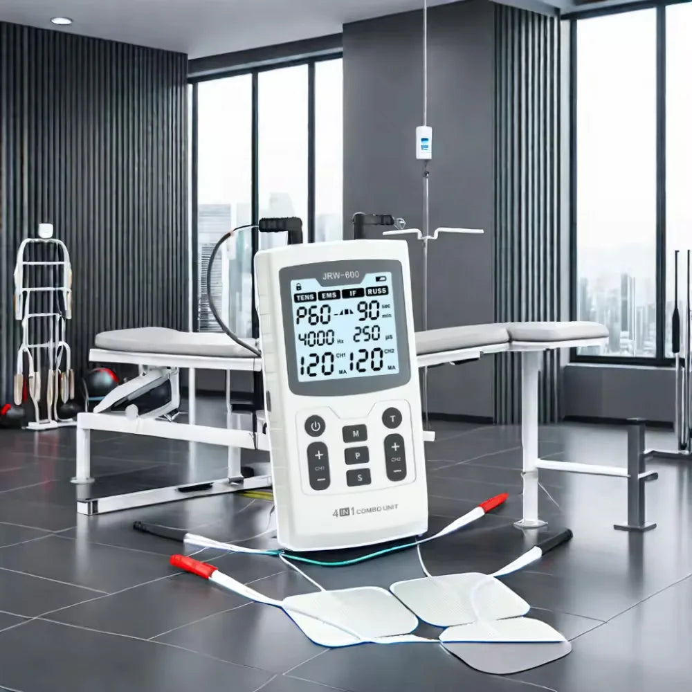 Hmeily 4 In 1 Electric Muscle Stimulator EMS IFT TENS RUSS