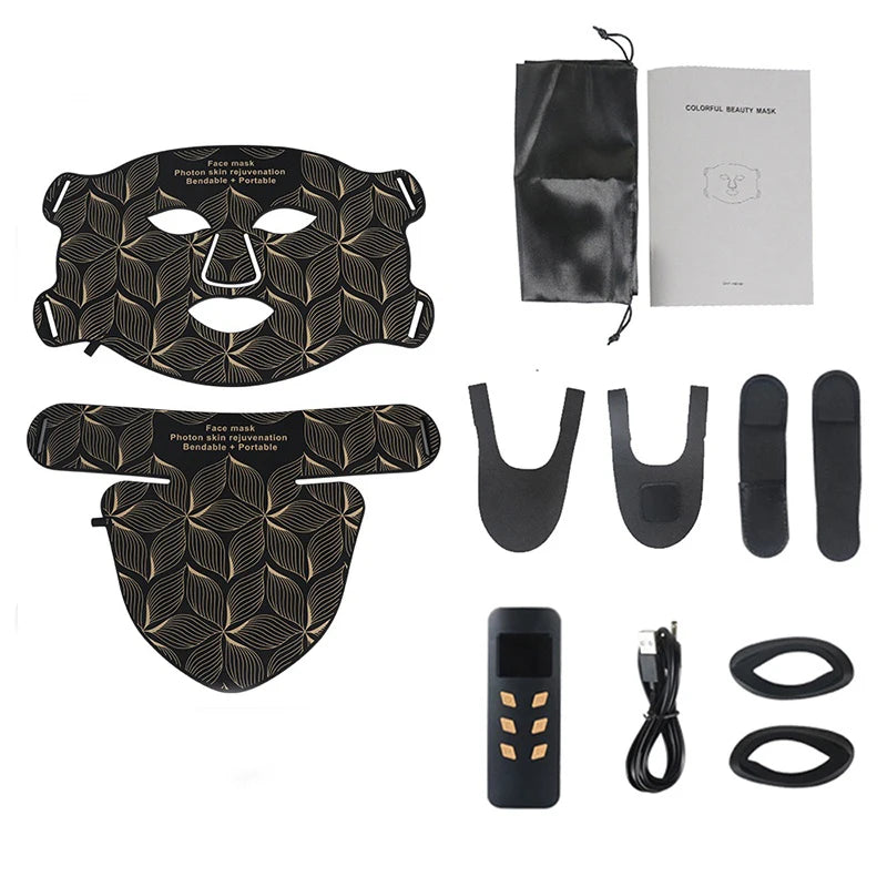 UBilli Facial LED Mask With Neck Red Near Infrared Therapy