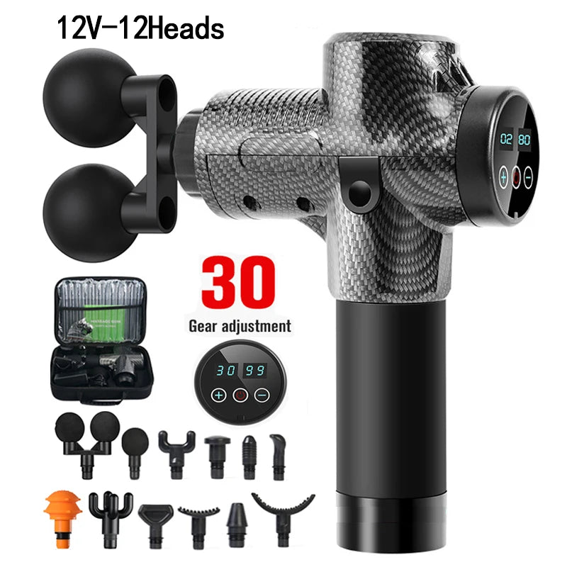 JMC Massage Gun With Hot Cold Head For Muscle Pain Relief