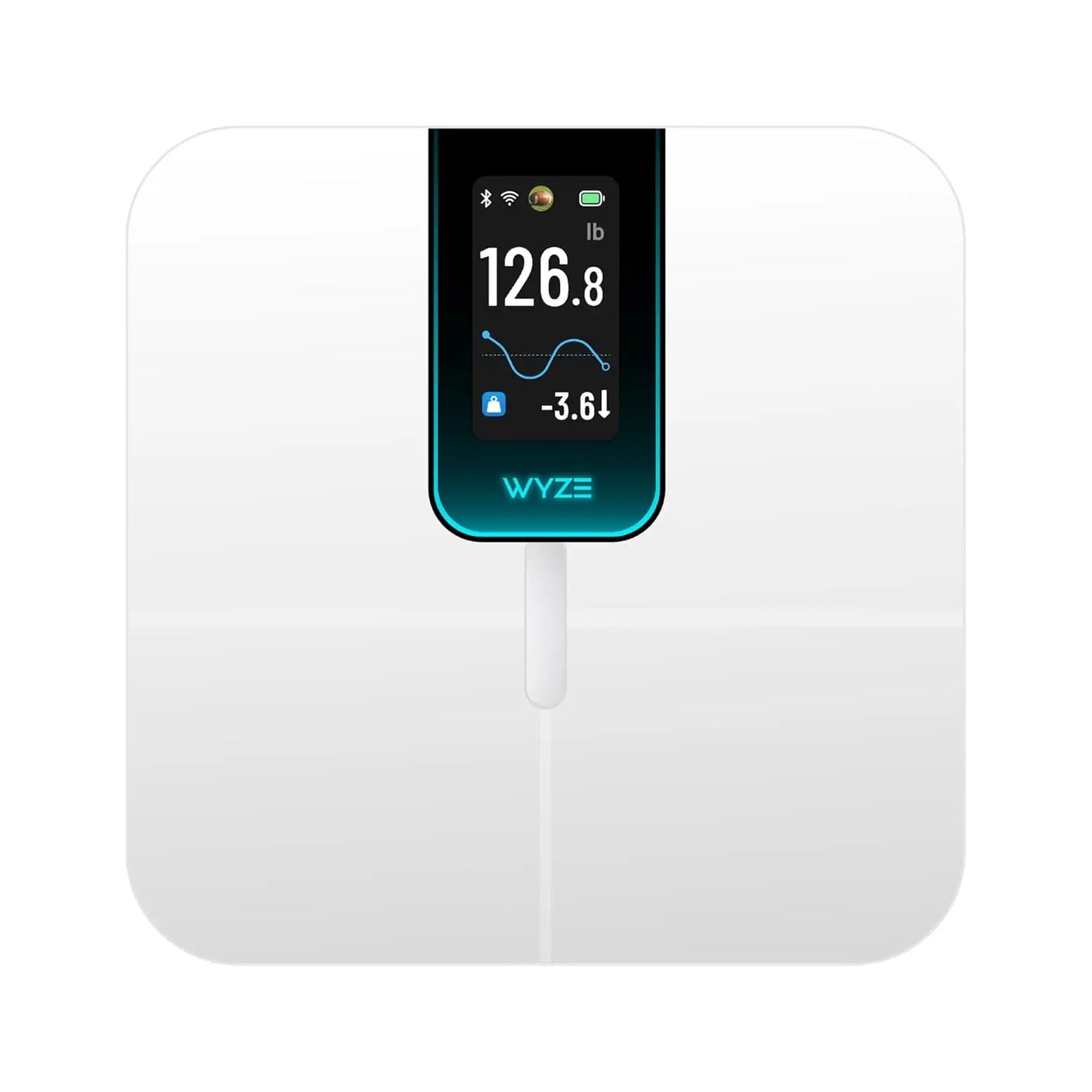 Smart Scale With 4.3 Display Tracks Weight BMI Muscle Mass