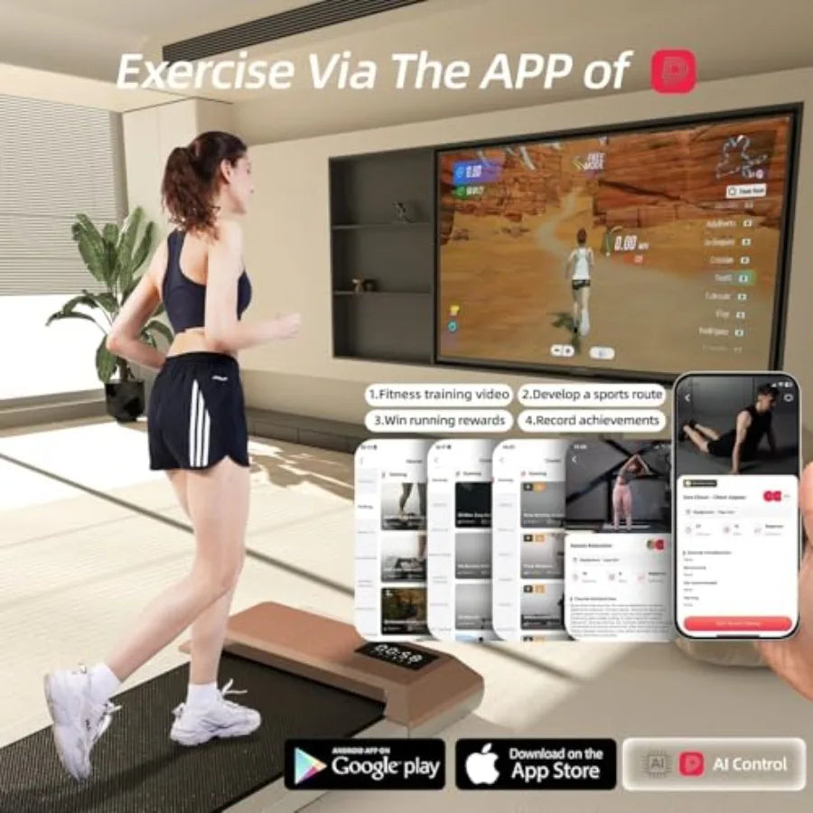 Fold Walking Pad 3 In 1 Portable Treadmill 2.5 HP UnderDesk