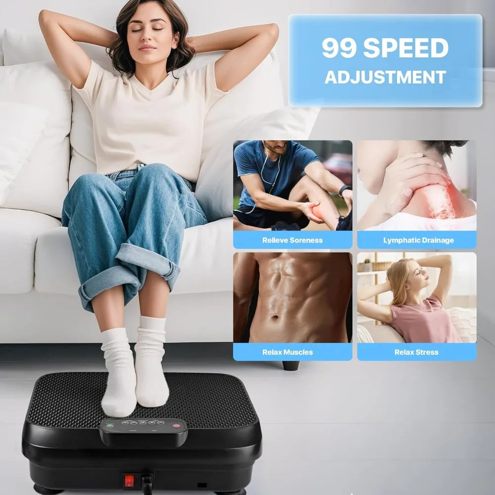 SHXI Vibration Plate Exercise Machine for Lymphatic Drainage